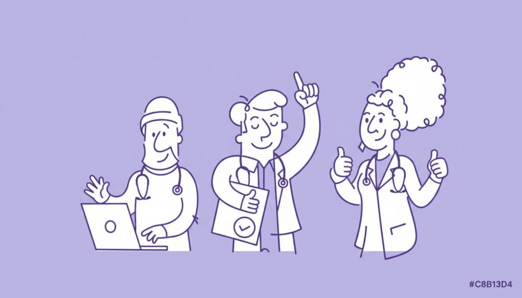 change the characters from entrepreneurs to doctor